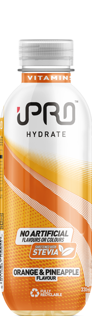 iPro Hydrate 300ml visual - Orange & Pineapple